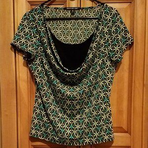 Layered-Look, Kaleidoscopic Blouse